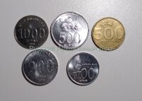 Индонезия. Набор из 5 монет